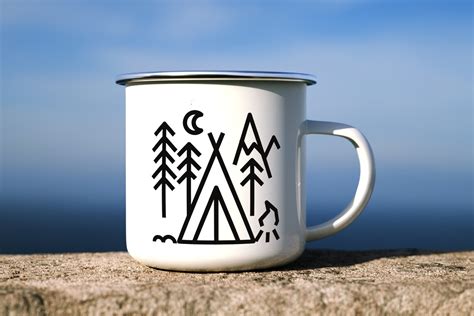 Camping Mug Personalized Mug Campfire Mug Camping Gift | Etsy