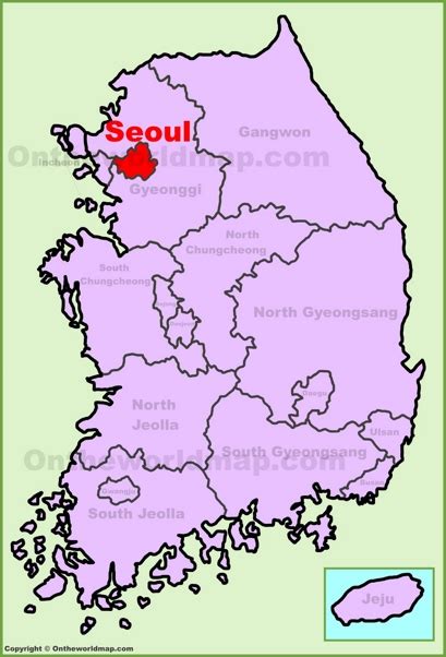 Seoul Maps | South Korea | Maps of Seoul