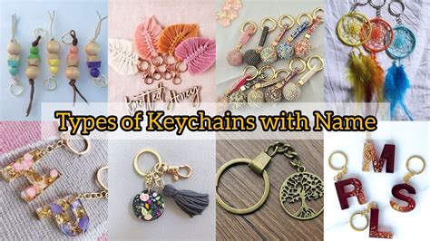 Types of Keychains with Names / Types of Keychains / Keychains - YouTube