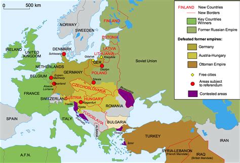 European Map During World War 1 - Gratia Georgianne