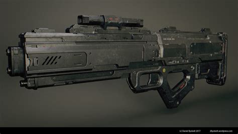 ArtStation - Sci-fi rifle