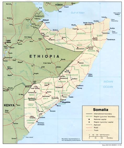 Map of Somalia