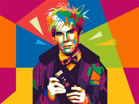 Andy Warhol in WPAP style | Andy warhol, Warhol, American artists