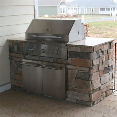 Straight Custom Outdoor Kitchen S-03 | Outdoor kitchen, Bbq island, Outdoor