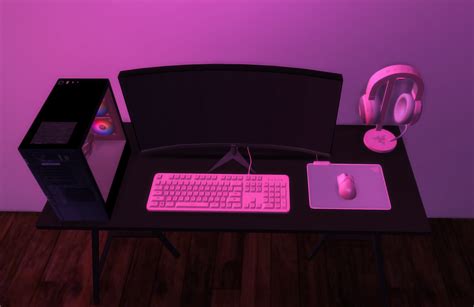 Sims 4 alienware hologram computer desk cc - sojes