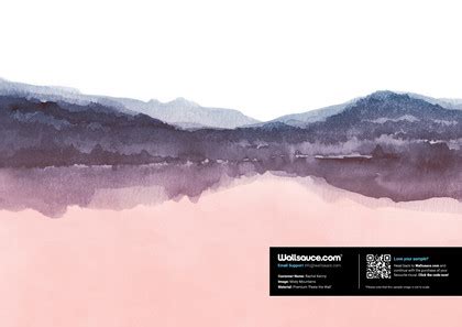 Pink Lake Wallpaper | Wallsauce UK