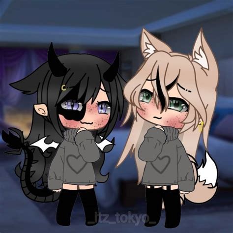 Blak bff | Cute animal drawings kawaii, Anime bff, Cute anime character