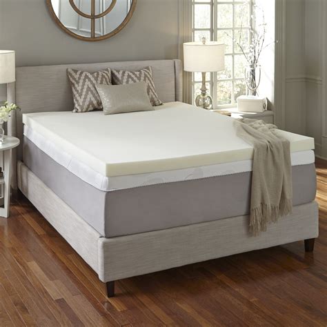 Simmons Curv Simmons CURV 3" Flat Memory Foam Mattress Topper | Wayfair