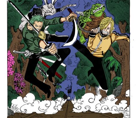 zoro vs sanji by thaisoul on DeviantArt