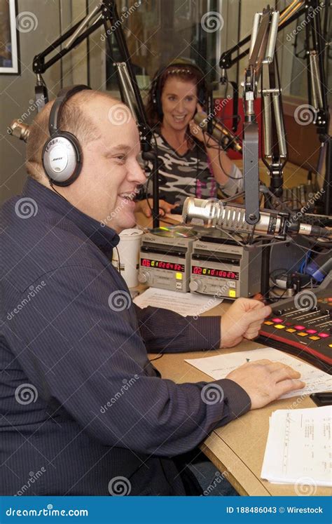 Disc Jockeys at a Radio Station Editorial Stock Photo - Image of work ...