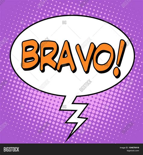 Word Bravo Comic Vector & Photo (Free Trial) | Bigstock