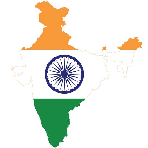 India Flag Map and Meaning | Mappr