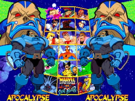 Marvel Super Heroes vs. Street Fighter [Arcade]. Capcom Vs, Marvel Vs ...