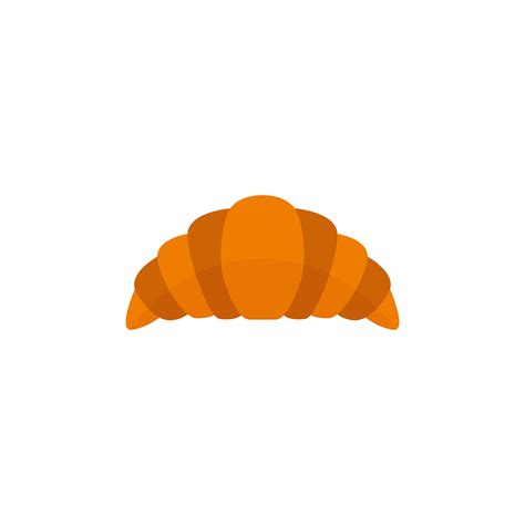 croissant flat design vector illustration. pastry icon 25275044 Vector ...