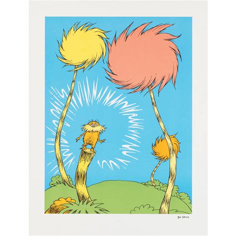 The Lorax - Book Cover — The Art of Dr. Seuss Collection, Published by Chaseart Companies