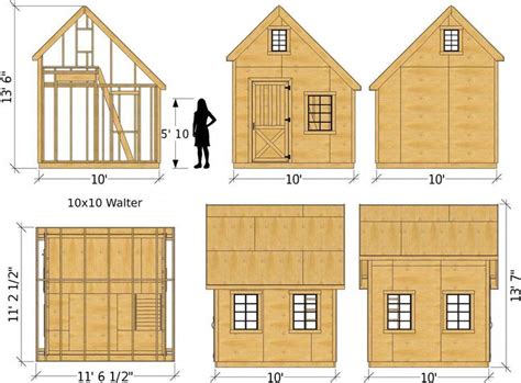 12x16 two story shed plans | Backyard plan idea