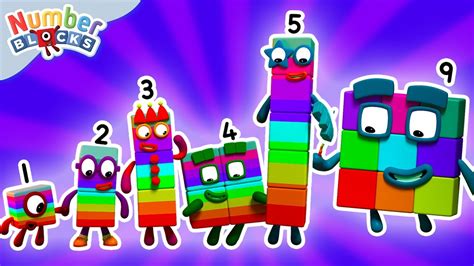 Colourful Math For Kids! | Numberblocks 1 Hour Compilation | 123 - Numbers Cartoon For Kids ...