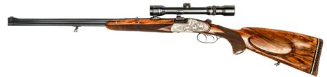 O/U Combination Rifle Josef Just - Ferlach, 5,6x50R, .22 WMR, #245650, § C - Lot detail | Springer