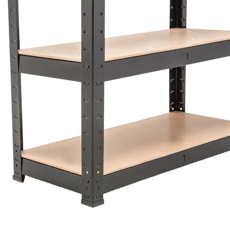 5 Tier Heavy Duty Boltless Metal Shelving Storage Unit Shelves Garage ...