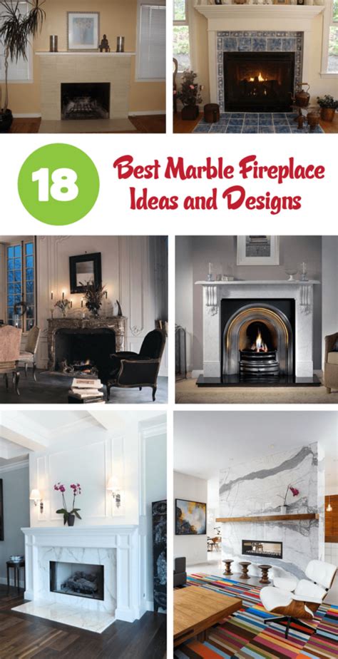 18 Awesome Marble Fireplace Ideas and Designs For Your Home - InteriorSherpa