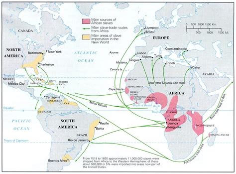 Middle passage map worksheet | Up Forever