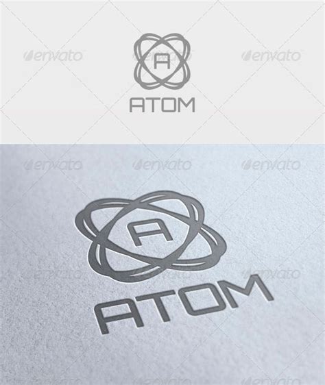 Atom Logo Templates for Automotive Company