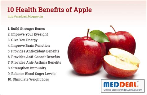 10 Health Benefits of Apple