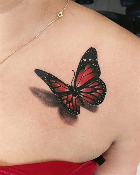 mariposa 3d tattoo Rose Tattoos For Women, Butterfly Tattoos For Women, Shoulder Tattoos For ...