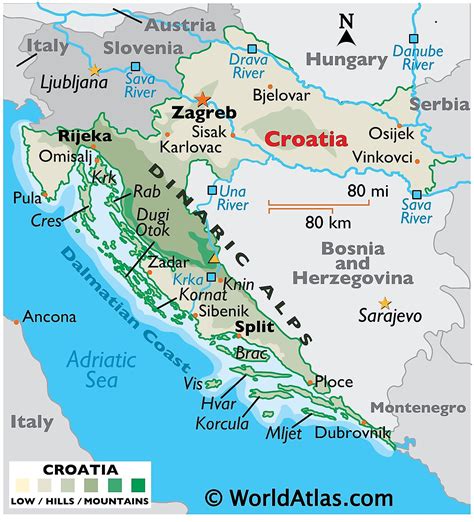 Croatia Maps & Facts - World Atlas