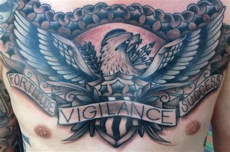 Traditional Eagle Chest by Kyle Grover: TattooNOW