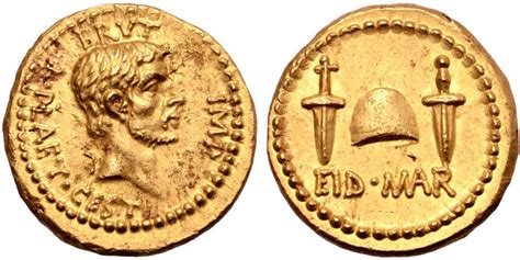 Gold Coin Minted by Brutus to Honor Caesar's Murder Returned to Greece