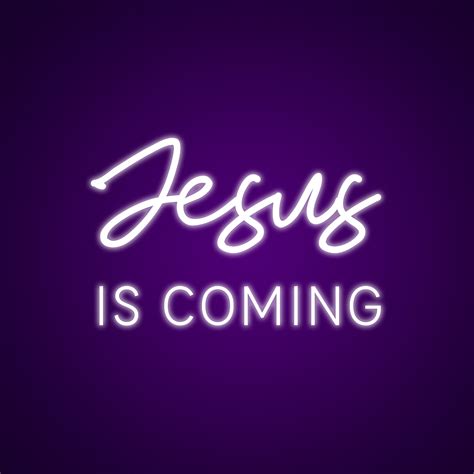 Jesus Is Coming Neon Light | Neon Signs Custom | Neonize