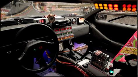 DeLorean, DMC-12, Back To The Future fully working interior - YouTube