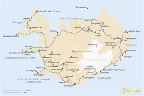 Iceland Travel Maps - Maps to help you plan your Iceland Vacation | kimkim