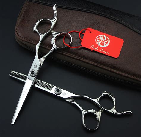 6 inch 440C Professional hairdressing scissors hair cutting scissors barber-in Hair Scissors ...