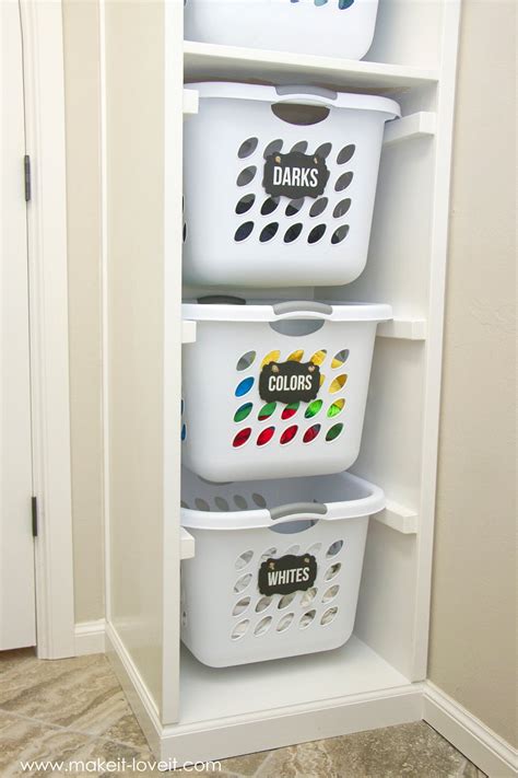 Built In Laundry Hamper Closet | Dandk Organizer