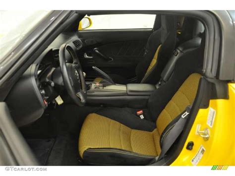 Black/Yellow Interior 2008 Honda S2000 CR Roadster Photo #49836147 | GTCarLot.com