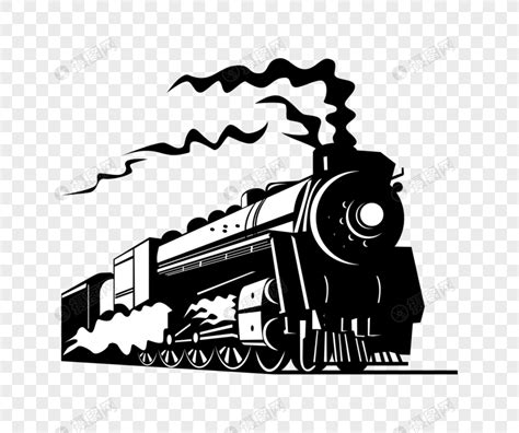 Hand painted old train silhouette png image_picture free download 400347122_lovepik.com