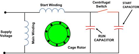 Motor Start Capacitor Circuit Diagram