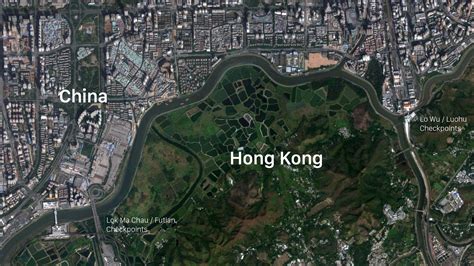 Here’s the Hong Kong – China border, which I think was left out of the top post here today ...