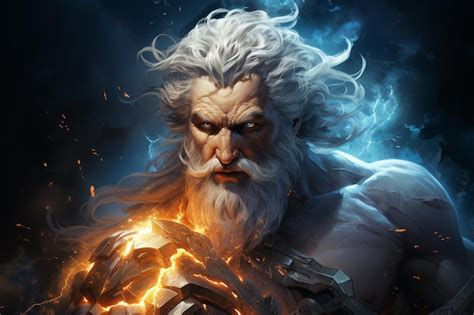 Premium AI Image | Zeus main Olympian god in Greek mythology the god of ...