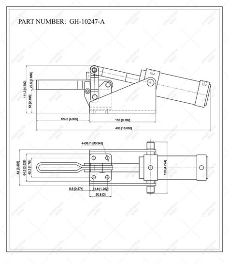 Large Holding Capacity Quick Release Pneumatic Toggle Clamp - Buy ...