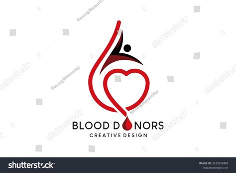 Blood Donation Logo Design Blood Donation Stock Vector (Royalty Free) 2233019493 | Shutterstock