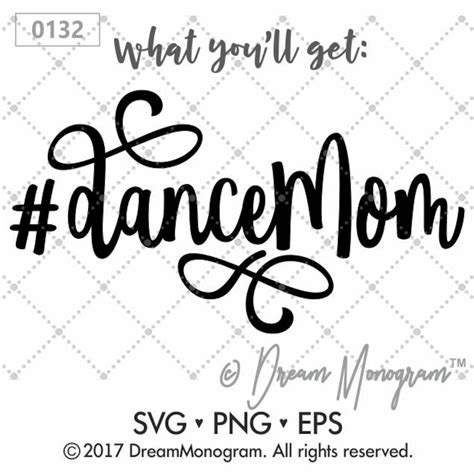 Dancemom Svg / Dance mom Svg / Hashtag Svg / Mom Svg / Dance | Etsy