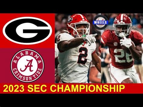 #8 Alabama vs #1 Georgia | INCREDIBLE SEC CHAMPIONSHIP GAME | 2023 College Football Highlights