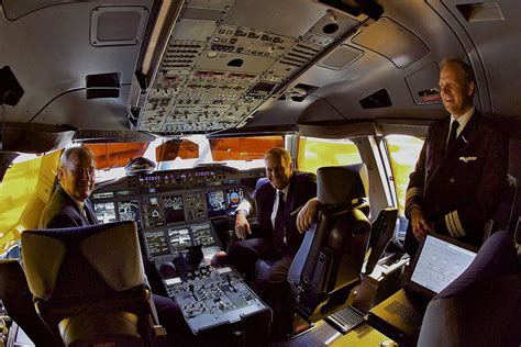 Lufthansa A380 Interior Cockpit