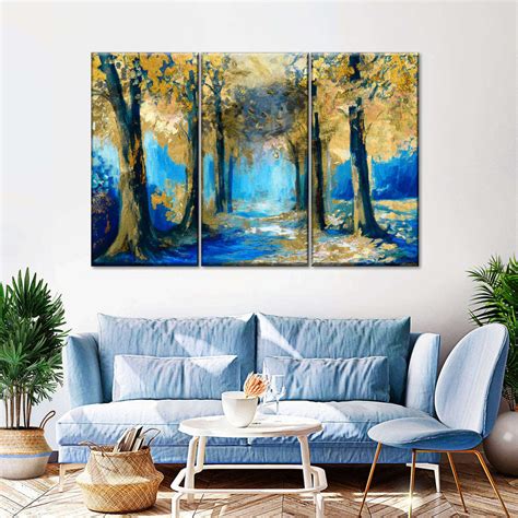 Abstract Forest Wall Art | Painting