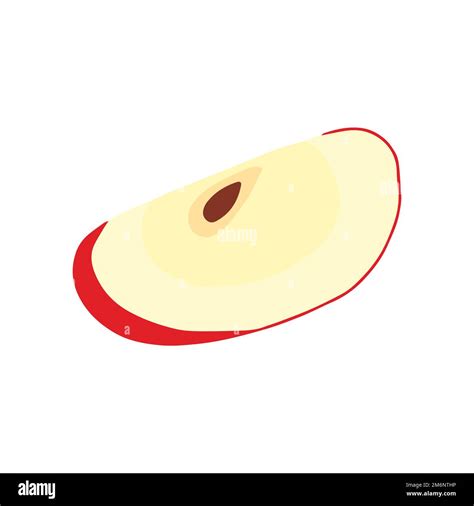 Apple slice illustration Stock Vector Image & Art - Alamy