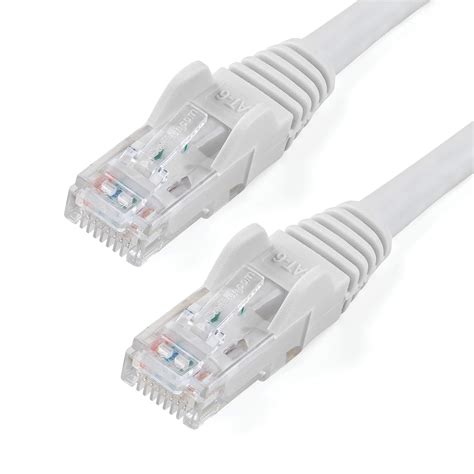 Amazon.com: StarTech.com 3m CAT6 Ethernet Cable - White CAT 6 Gigabit ...