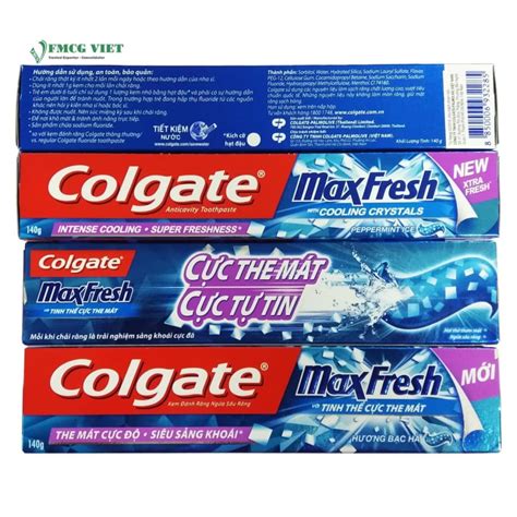 Colgate Toothpaste 140g Max Fresh Cooling Crystals Wholesale Exporter » FMCG Viet